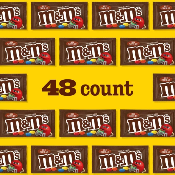 M&M'S Chocolate con Leche, Tamaño Regular, 47.91 g, Paquete de 48 - Image 4