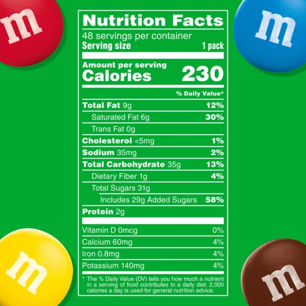 M&M'S Chocolate con Leche, Tamaño Regular, 47.91 g, Paquete de 48 - Image 2