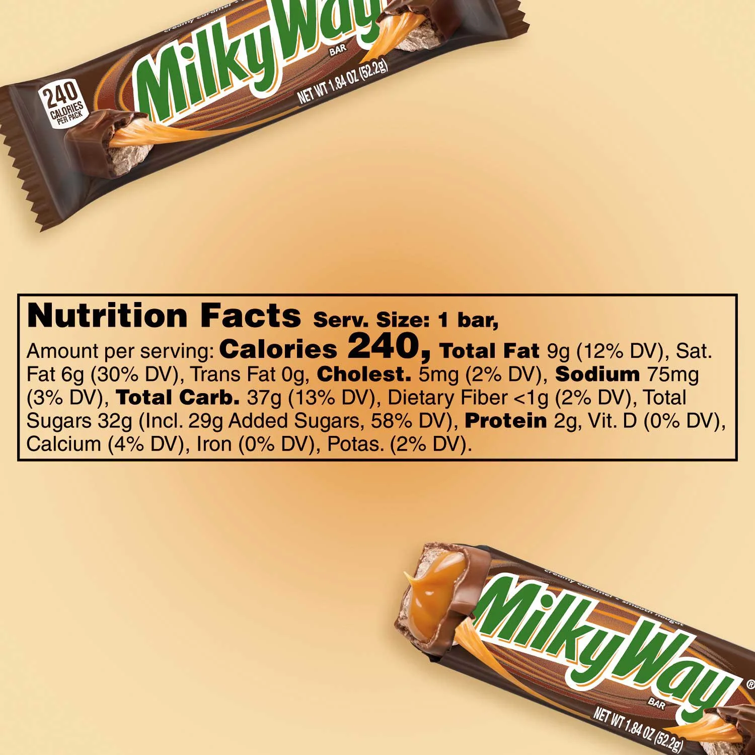 Milky Way Barra de Chocolate, Tamaño Regular, 52.16 g - Image 2