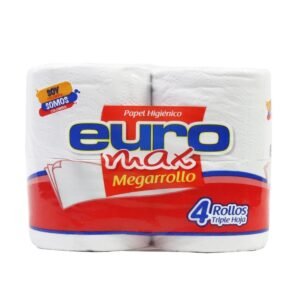 Papel Euro 215Hojas 4Rollos