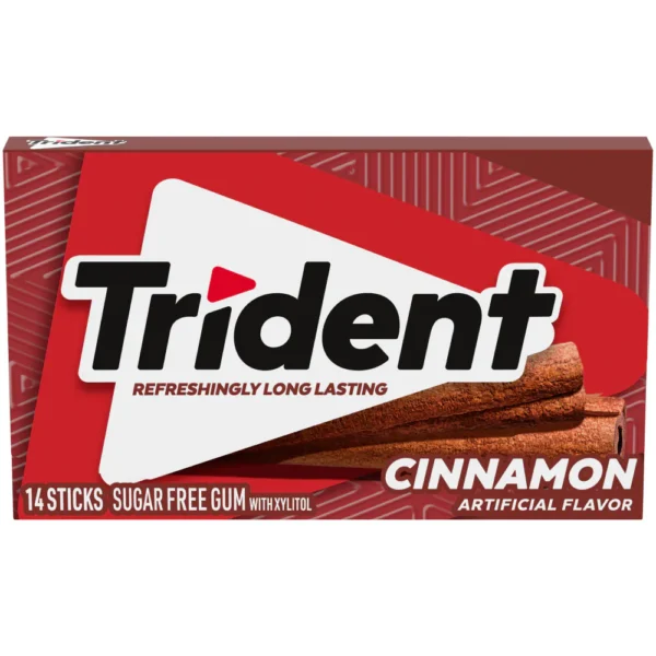 Trident Chicle Sabor Canela 14g (Unitario)