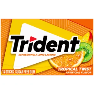 Trident Chicle Sabor Tropical 14g (Unitario)