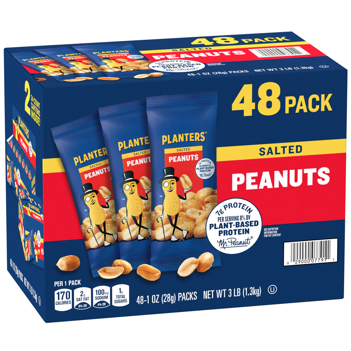 Planters Maní Salado (Caja 48 Unidades)